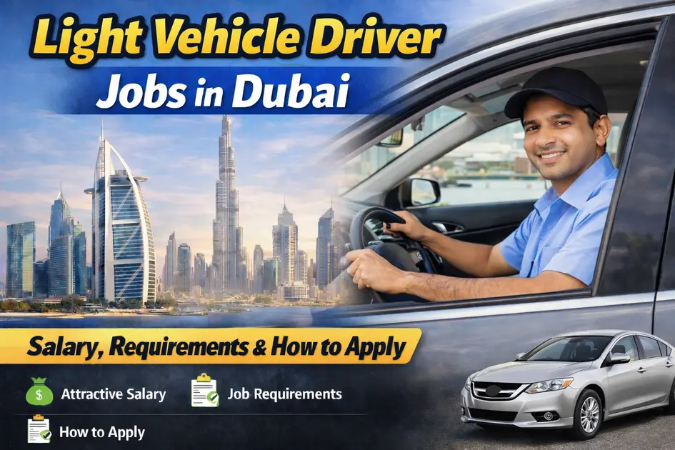 light vehicle driver jobs in dubai